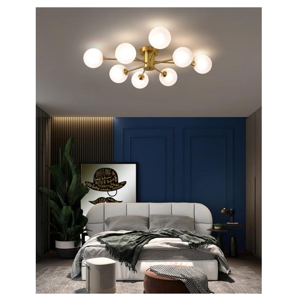 LED Chandelier For Living Room Bedroom Dining Room Kitchen Glass Ball Ceiling Lamp(WH-MI-418)