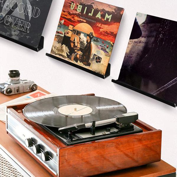 Records Decor Floating Shelves Vinyl record wall display Record Shelf Album Frames