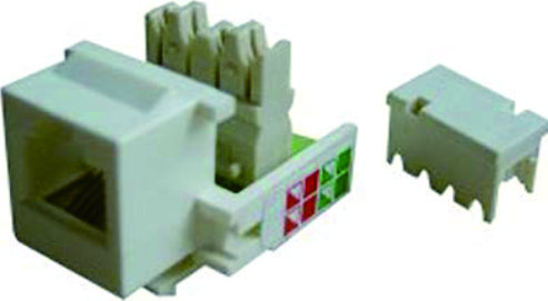 Cate.5e RJ45 Keystone jack ZC-1014