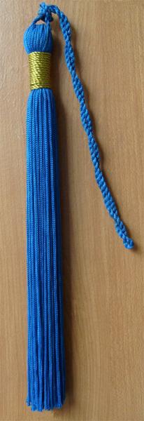 Quality Wholesale Fashionable Custom 8" Graduation Chainette Rayon Trimmings with 6" Loop for sale