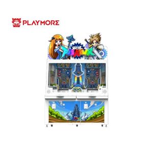 530KGS 110V 220V Redemption Arcade Machine 2 Player Push Tower