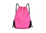 Personalized Lightweight Polyester Drawstring Backpack With Adjustable Straps