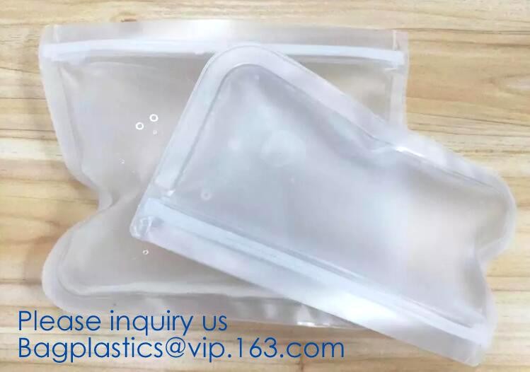Round bottom polypropylene zip lock bag, CD bag, round reclosable bag, round reusable zip lock bag, round grip seal pack
