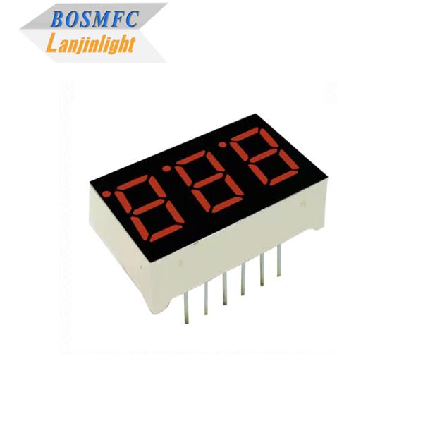 Quality 20mA 7 Segment LED Display 3 Digits 0.28 Inch 0.56 Inch Durable for sale