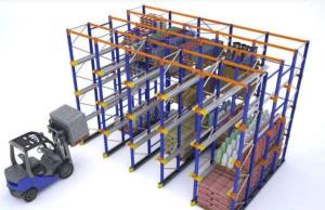 China High Density Storage Push Back Racking ASRS Heavy Duty Pallet Racks on sale