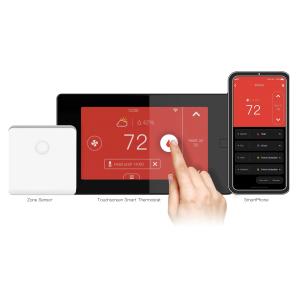 Buy cheap 24 Volt 4.3in TFT WiFi Smart Thermostat With Multiple Sensors product
