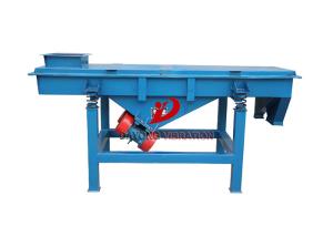 China Horizontal High Screening Ratio Soybean Linear Vibratory Screen Separator on sale
