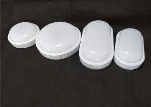 LED Round Oval Bulkhead Light With Built In Microwave Sensor 12W 18W IP65