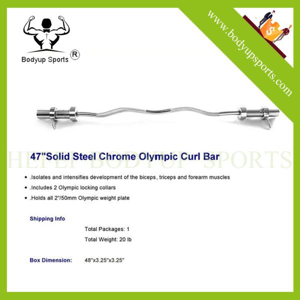 Quality Weight Lifting OB 47" Ez Barbell Curl Bar for sale