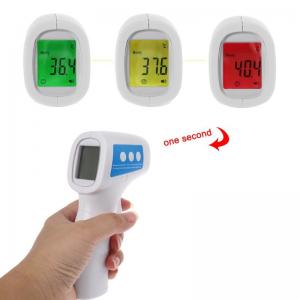 China Non Contact Forehead Digital Infrared Thermometer , Infrared Digital Thermometer Gun on sale