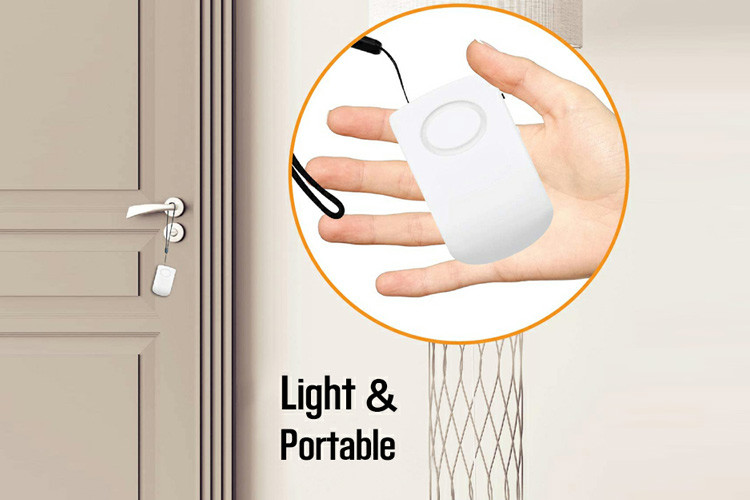 130db Wireless Vibration Sensor Alarm , Portable Motion Detector Alarm