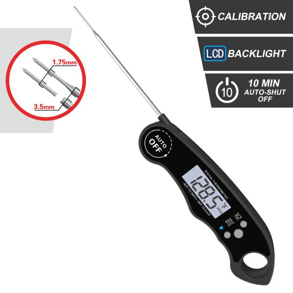 Quality CE FCC Rohs FDA Meat Cooking Thermometer For Kitchen Grilling BBQ for sale
