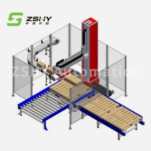 Buy cheap Column Stacker Automatic Palletizing Machine Cardboard Box Palletizer 1600mm product