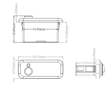 12Vdc Casambi Bluetooth Network Presence Sensor For Panel Light, 4m Max Installation