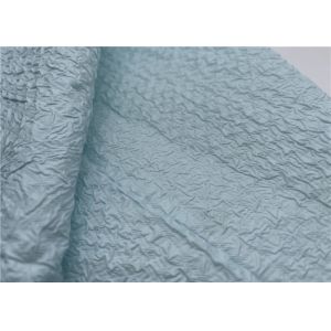 Recycled 380T Nylon Wrinkle Down Jacket Fabric Double Layer