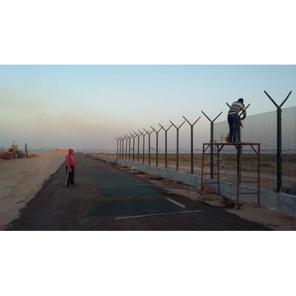 Green Clearvu Anti Climb Mesh Panels High Security Galvanized 358 Iron Garden