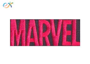 Polyester Fabric Letter Patches , Embroidered Number Patches With Iron On Backing