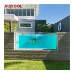 Swimming Shipping Above Ground Frp Pools with Clear Acrylic Window and