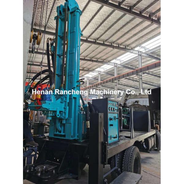280m Depth Truck Mounted Water Well Drilling Machine 210HP Load Vehicle Engine