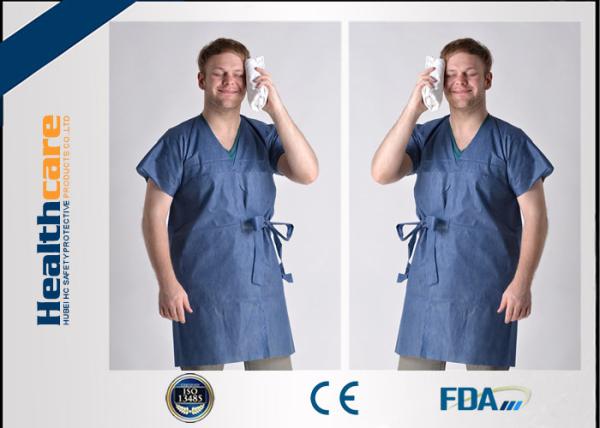 Nonwoven Disposable Isolation Gowns Colorful Clothing Single Use For Beauty