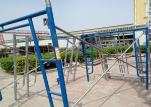 China Construction Scaffolding Frame System  Ladder Frame Scaffolding 42x1.8 Mm on sale