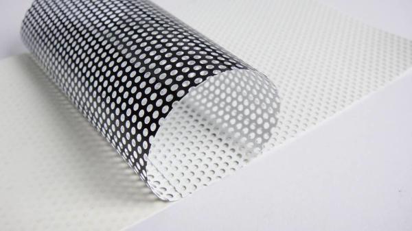 Quality PVC Perforated 140mic One Way Vinyl Window Graphics Window Vinyl Sticker for sale