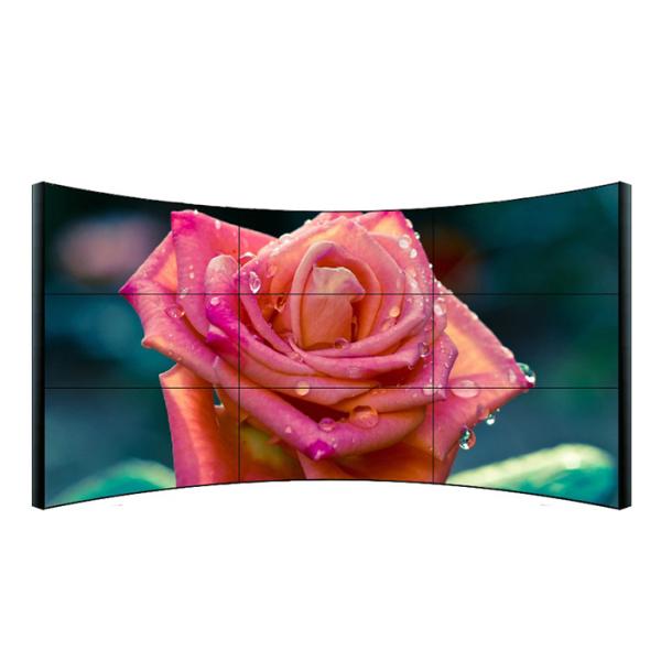 Full HD 49 Inch Curved LCD Video Wall Uitra Thin Compatible For Government Dept