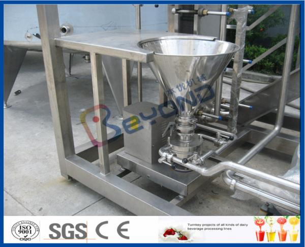 Quality Skid Mounted 1000L / H Dairy Products Machinery , Milk Processing Plant  With Cream Separator for sale
