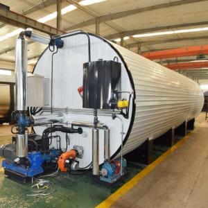 Buy cheap 30m3 Cylindrical Can Asphalt Bitumen Storage Cryogenic Tank Thermal Oil Heating product