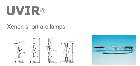 6kW 35V Xenon Short Arc Lamp 425mm for NEC Projectors
