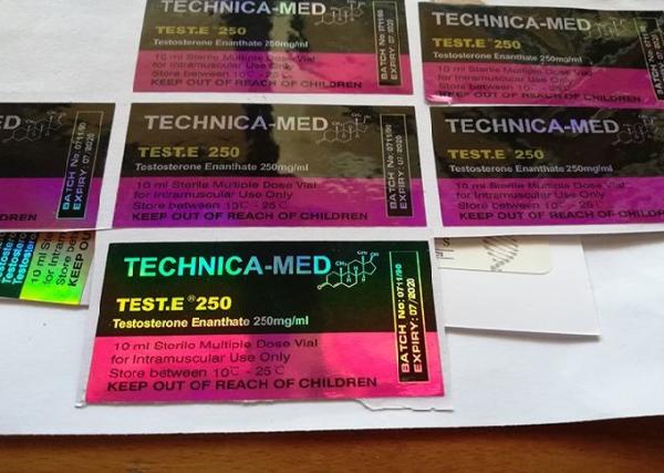 Quality Pharmaceutical Hologram Vial Label , Paper Anabolic vial Vial Labels for sale
