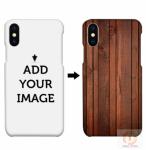 Customized Wood Printed mobile phone shell For iPhone X , 3D sublimation blank