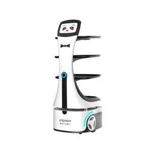 Buy cheap OEM AI Automatic Catering Restaurant Service Robot LCD Screen Smart Delivery Robot product