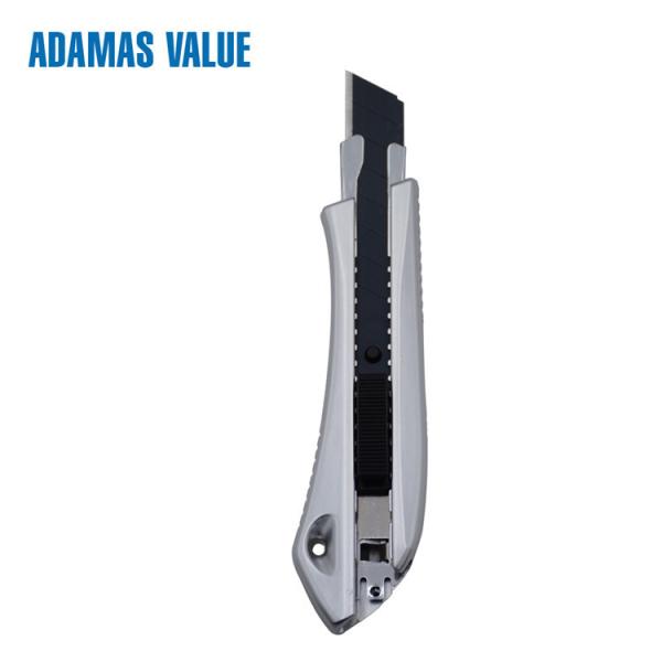 Quality Tool knife,paper cutter knife,retractable utility knife of 18mm ABS+TPR auto-lock snap off knife for sale