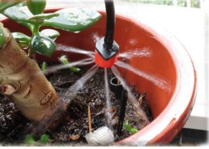 China Horticultural Solar Powered Greenhouse Watering System Easy Cleaning on sale