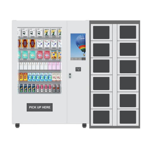 Quality Automatic Food Vending Machine For Cupcake Breakfast Bread With Elevator Lift for sale