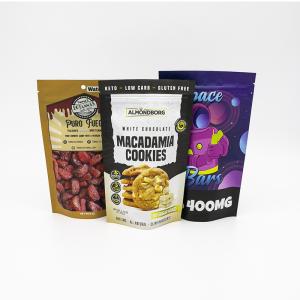 100% Recyclable Stand Up Ziplock Bags Reusable Self-Standing For Sustainable Food Packaging