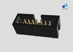 IDC Header connector, PCB Mount Receptacle, Board-to-Board, 2x7 Position, 1.27mm Pitch, Gold Flash, vertical，DIP
