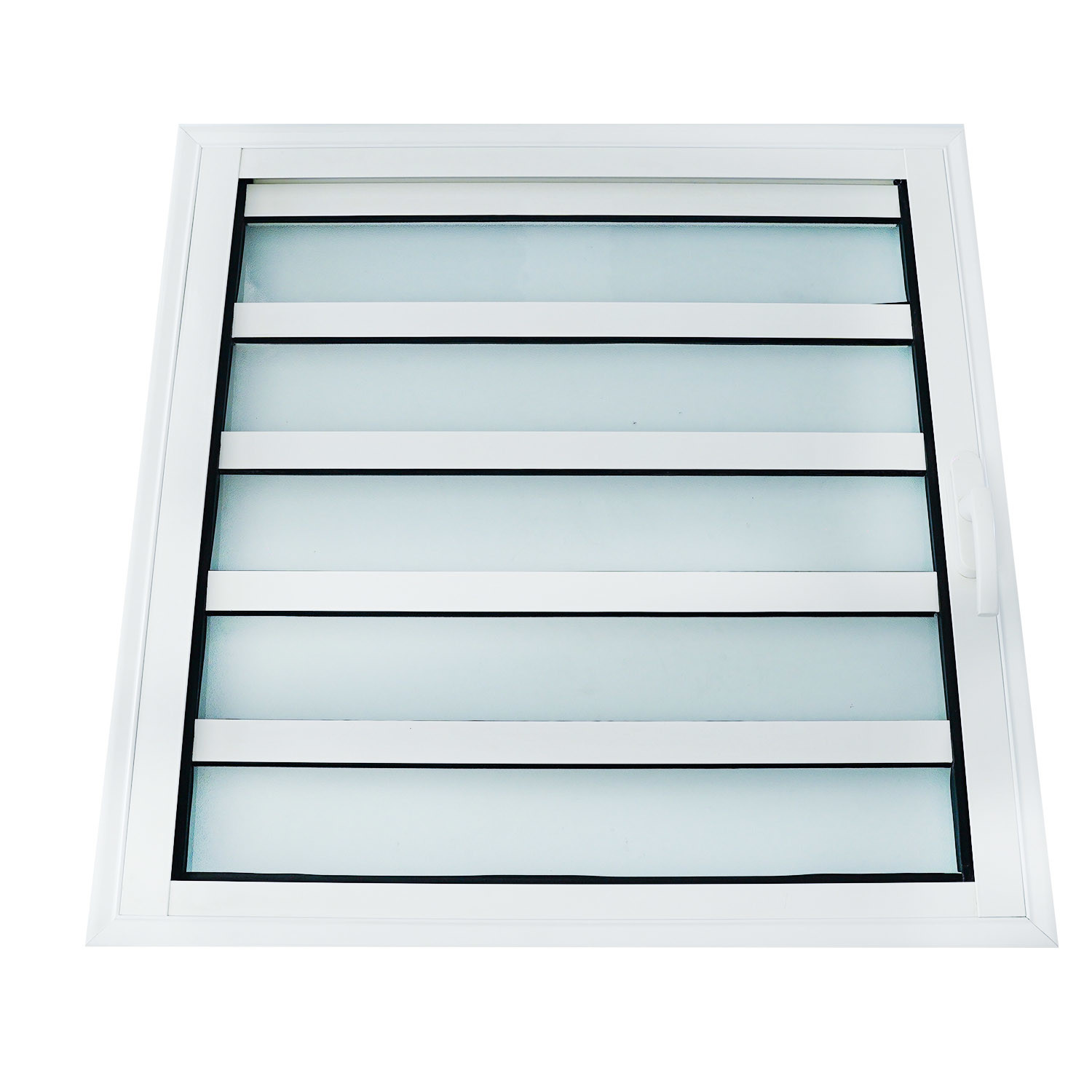 Modern Aluminum Single Glass Custom Louver Windows Adjustable Louver Windows Jalousie Windows With Fly Screen