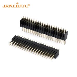 China 40 Pin Header Connector Double Row Pin Header 2mm Pcb Connectors Straight Dip Type on sale
