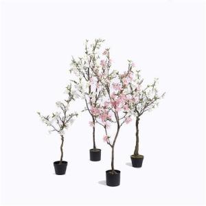 YC092 Artificial Flower Tree Apple Blossom 180CM Refreshing For Bookcases
