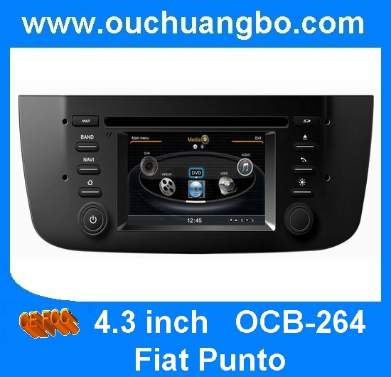 Ouchuangbo Car GPS Radio Multimedia for Fiat Punto With 3G /wifi VCD iPod S100 System OCB-264
