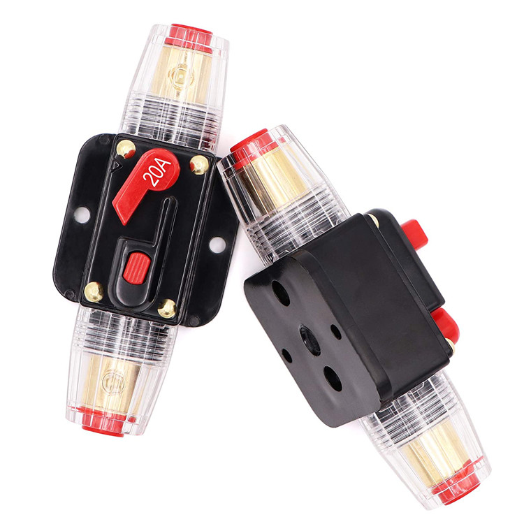 Buy cheap Resettable 20 Amp Automotive Circuit Breakers 12V 24V 20A Inline Car Overload Protection product
