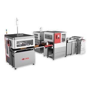 Buy cheap High Accuracy Intelligent Rigid Box Making Machine With 20 - 25pcs/min Making big boxes product