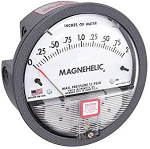 China 2kpa Digital Magnehelic Gauge Stainless Steel Pressure Gauge on sale