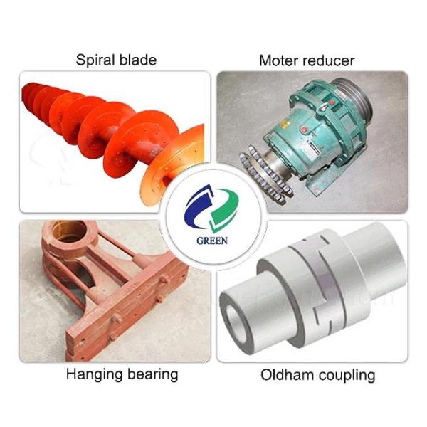 SID Series Pipe Screw Conveyor , Coal Screw Conveyor Compact Structure