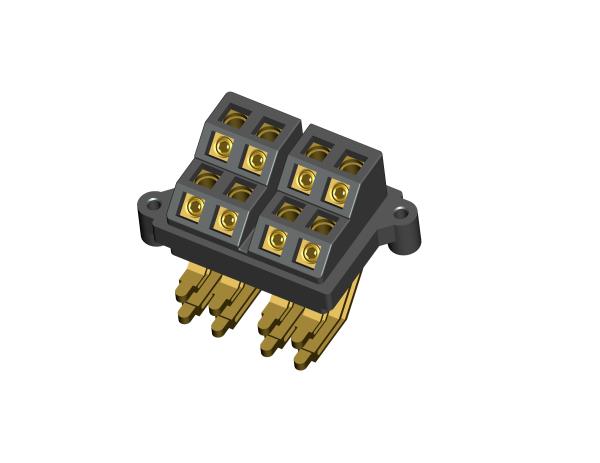 Quality Car Amplifier Barrier Terminal Block , 8 Position Terminal Strip BT08-001A BT8-93 for sale