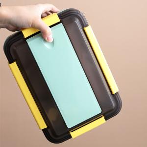304 Stainless Steel 4 Compartment Children Bento Lunch Box For Kids Food Container