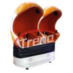 Multi Players Interactive 9D Cinema Simulator 2 Seats 360 Degree Motion With