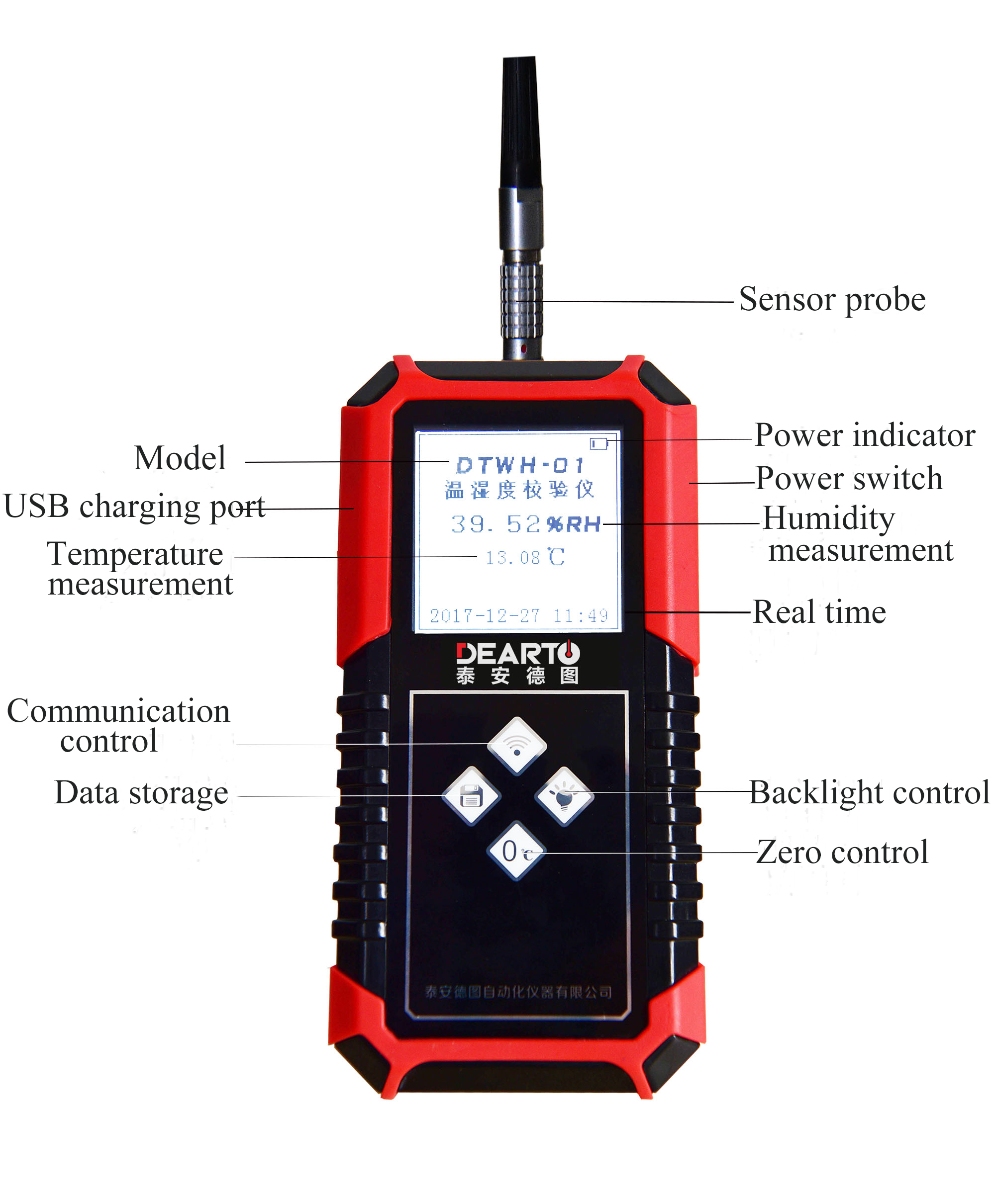ODM Supported Handheld Thermohygrometer for Accurate Temperature and Humidity Readings
